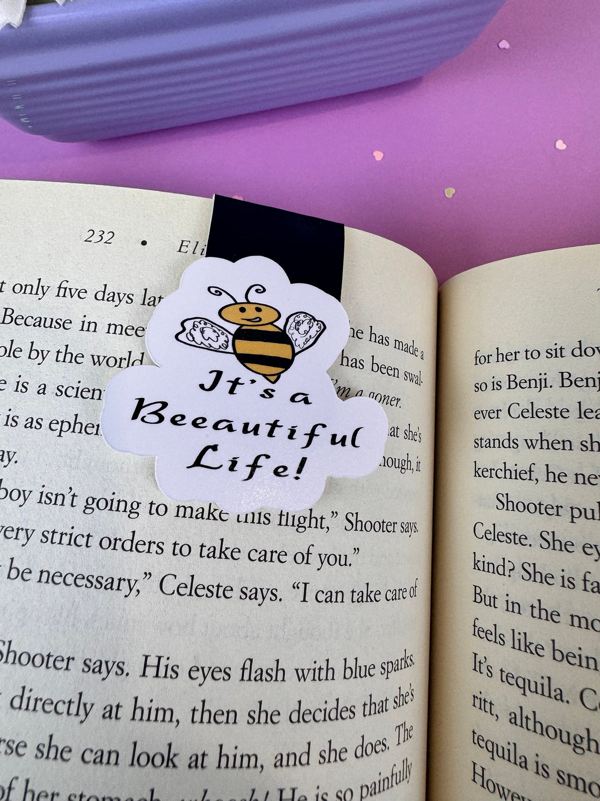 It’s a Beeautiful Life! Bumblebee Magnetic Bookmark
