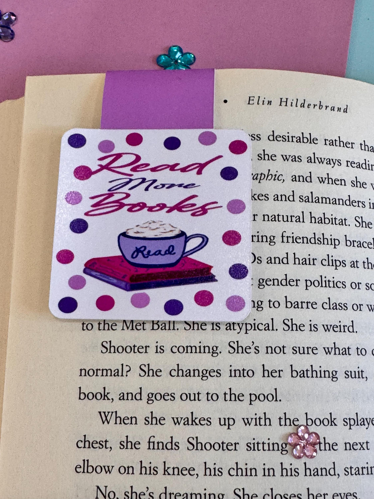 Read More Books Magnetic Bookmark – Coffee & Books