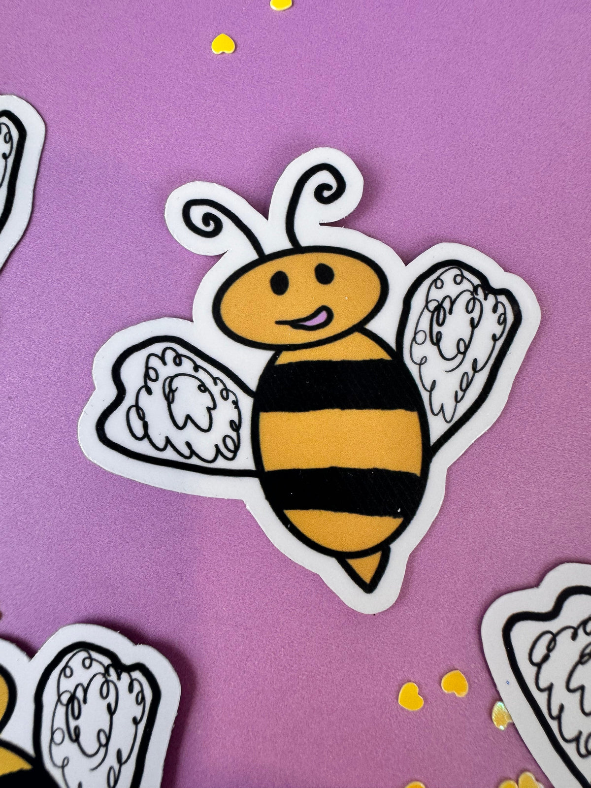 Marley the Bumblebee Sticker | 2.25-Inch Die Cut
