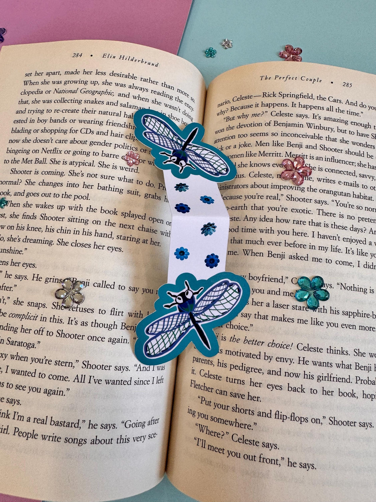 Dragonfly Magnetic Bookmark | Handmade Book Lover Gift