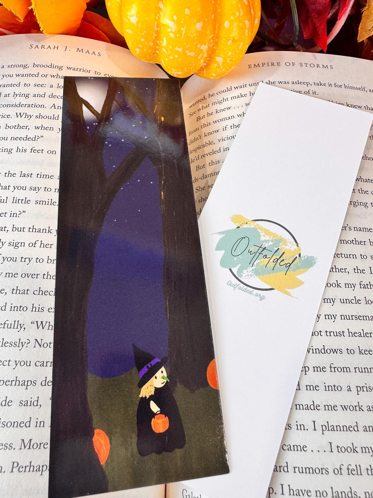 Halloween Witch Bookmark | Trick-or-Treating | Laminated 2 × 6