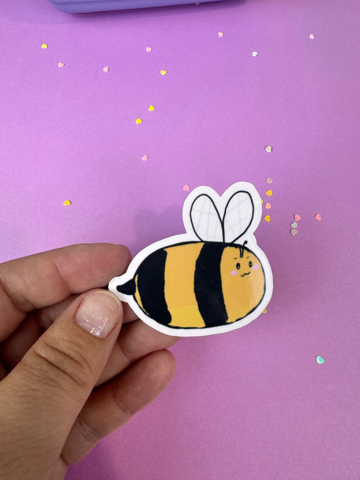 Stewart the Bumblebee Sticker | Matte or Laminated