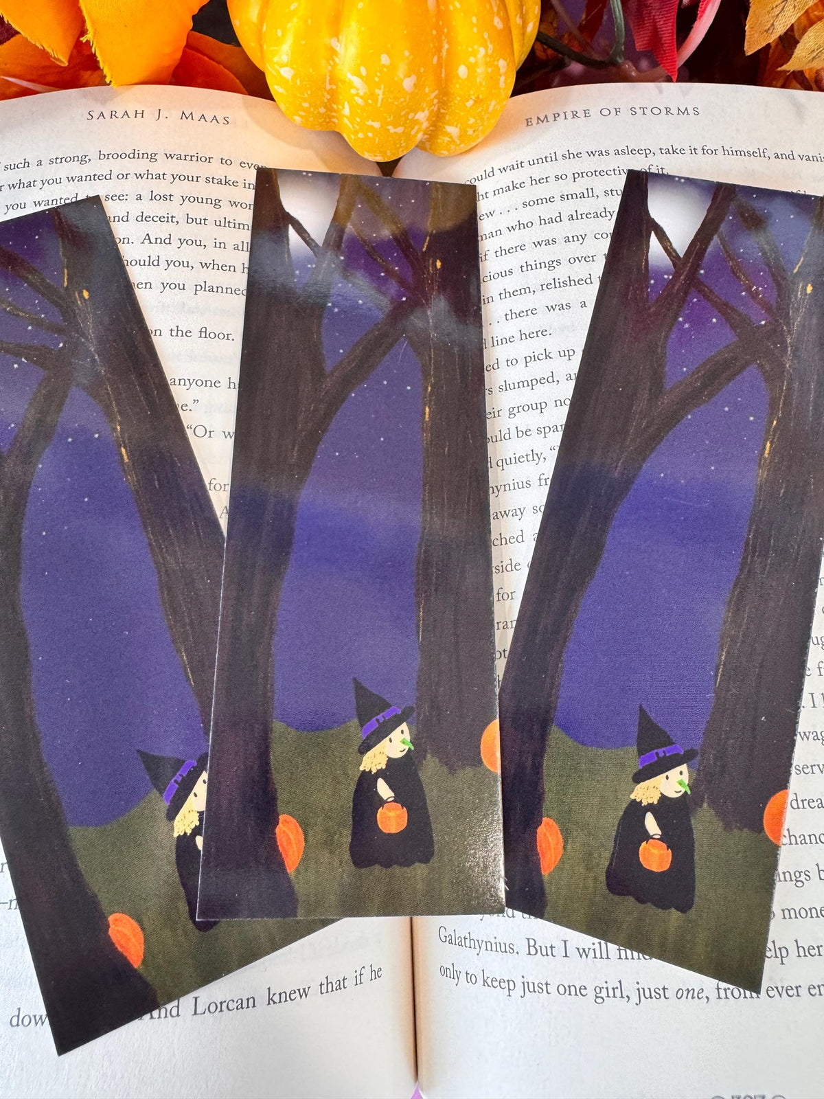 Halloween Witch Bookmark | Trick-or-Treating | Laminated 2 × 6