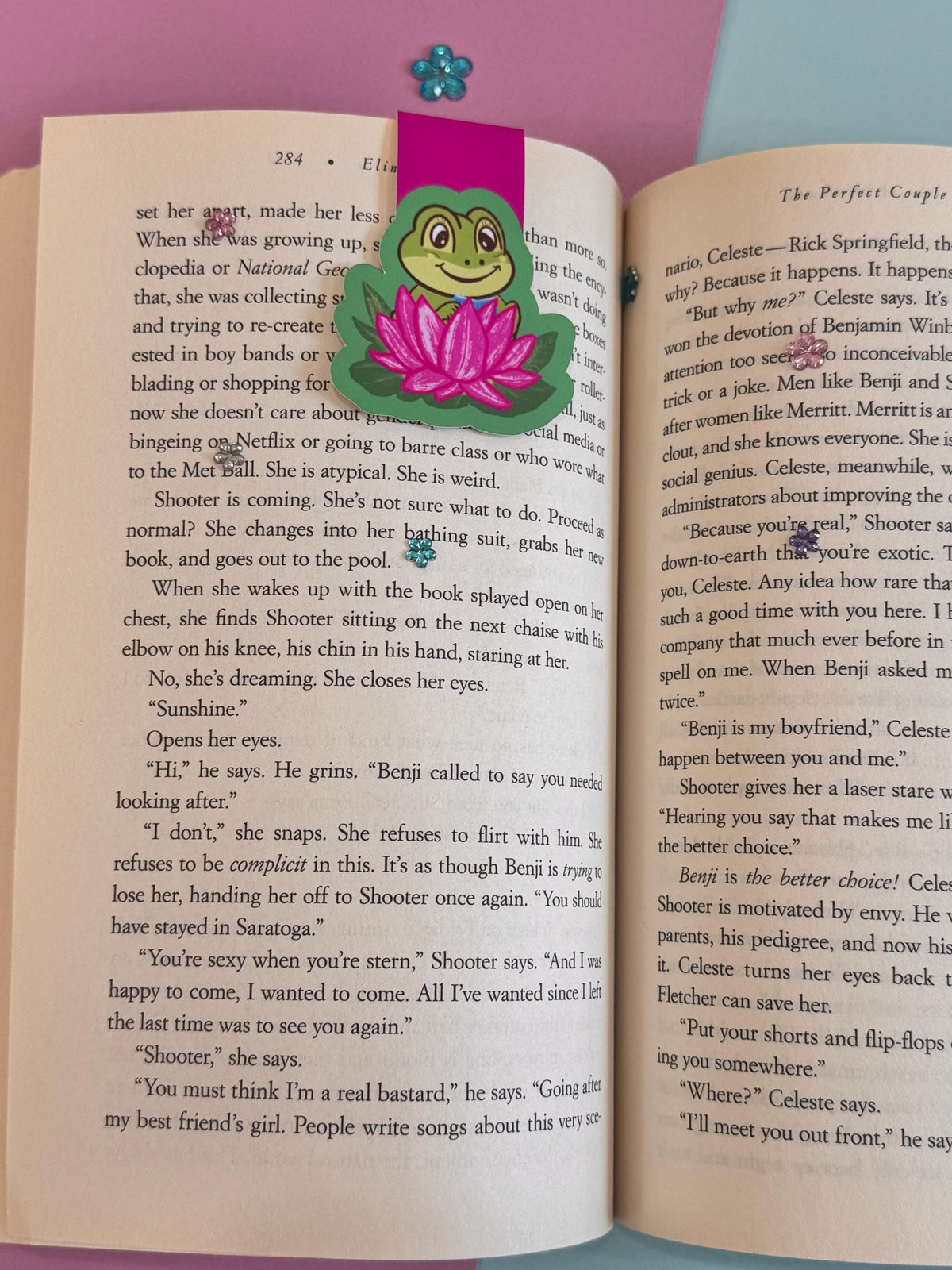 Reading Frog Magnetic Bookmark – Lily Pad Bookish Gift