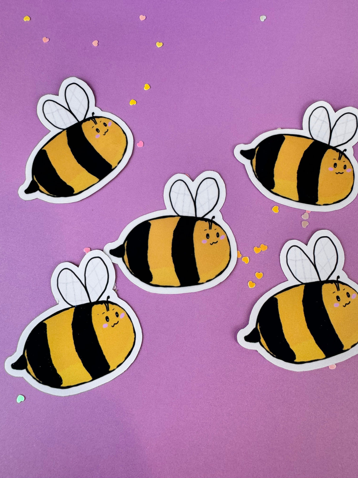 Stewart the Bumblebee Sticker | Matte or Laminated