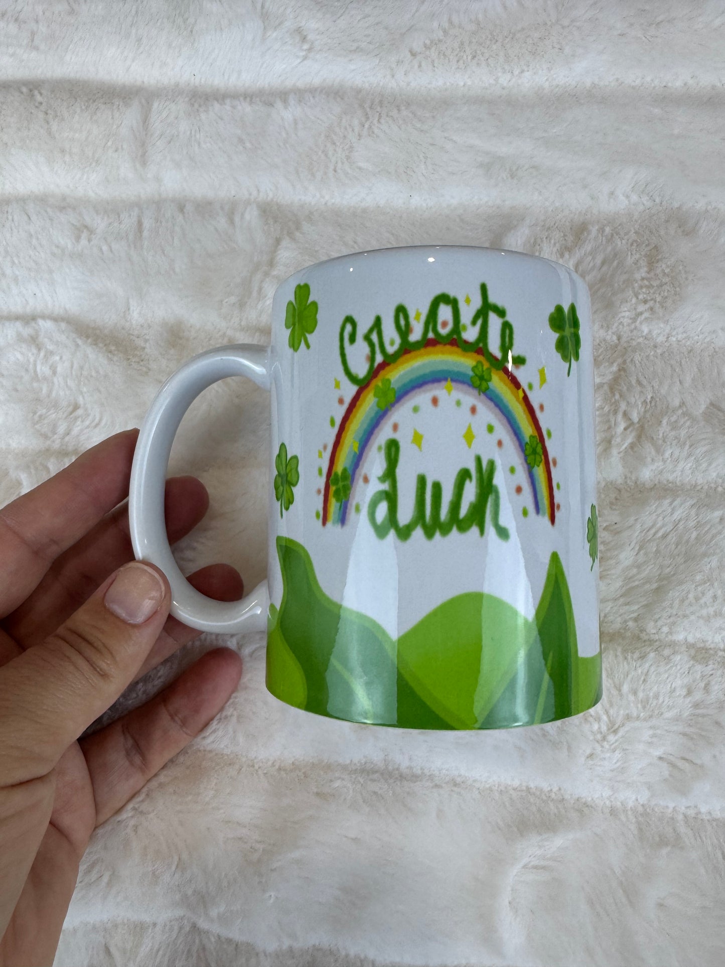 Lucky Leprechaun Sublimated Coffee Mug - B Grade