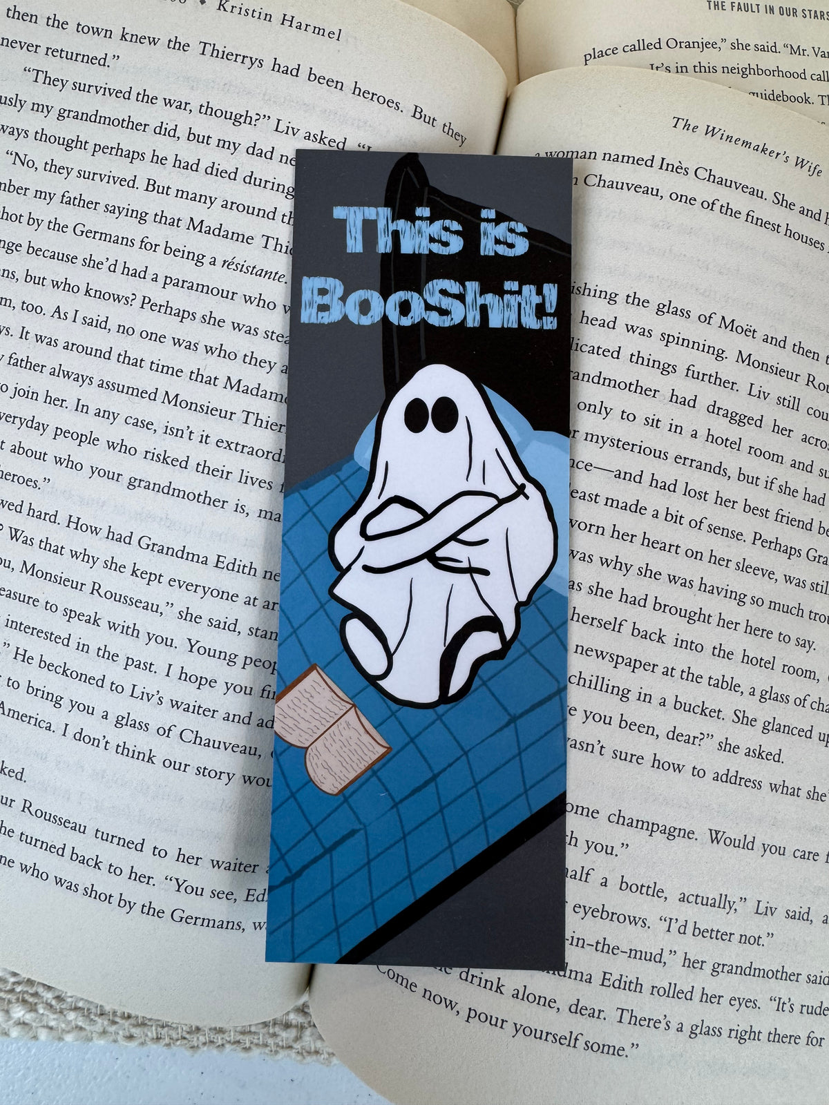 This is Booshit! Funny Ghost Bookmark