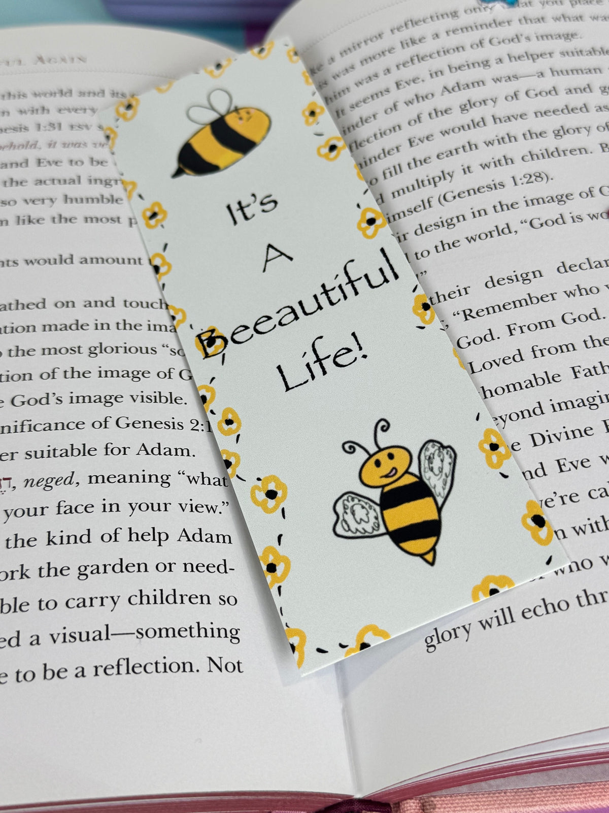 It’s a Beeautiful Life! Bumblebee Bookmark
