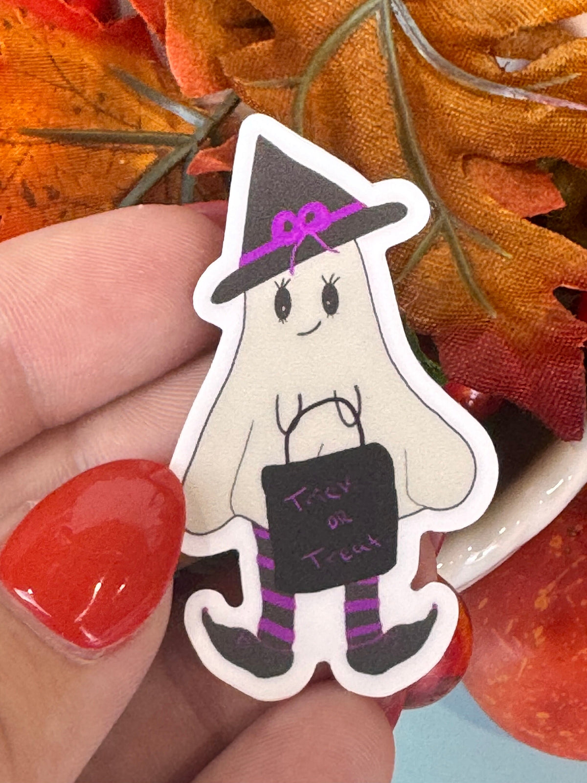 Spirit the Ghost Witch Sticker | Halloween Vinyl