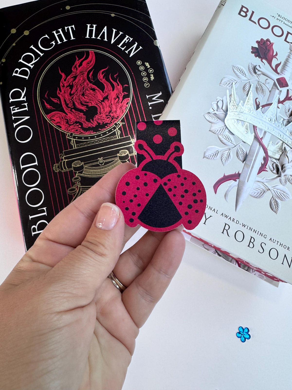Ladybug Magnetic Bookmark | Hand-Drawn Book Lover Gift