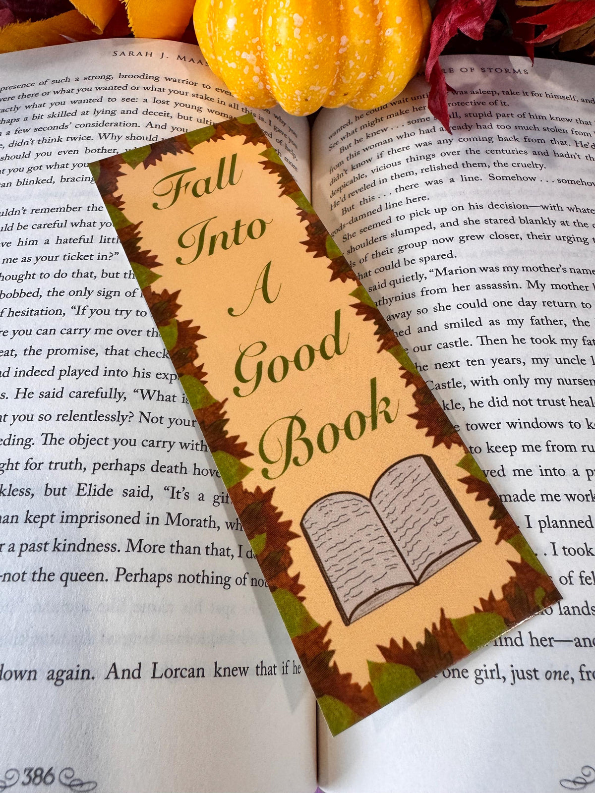 Autumn Leaves Bookmark | Laminated Fall Reading Gift