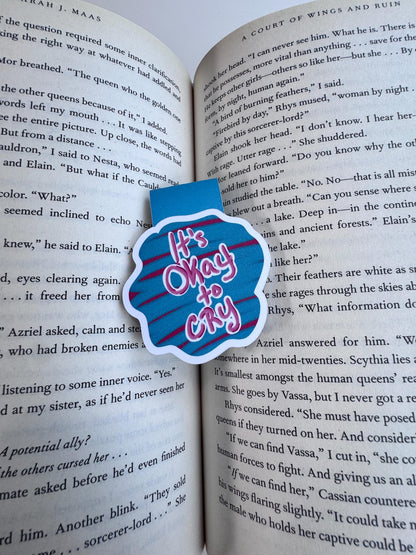 It’s Okay to Cry Magnetic Bookmark