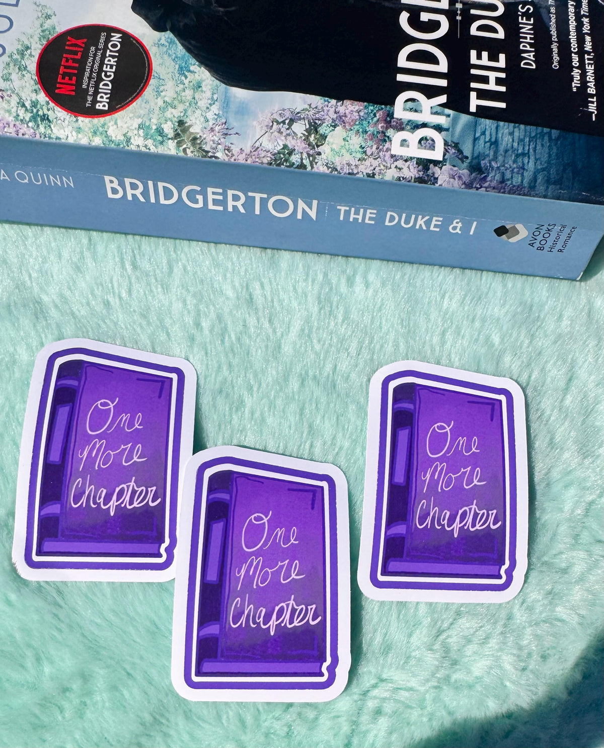 One More Chapter Vinyl Sticker | Purple Book