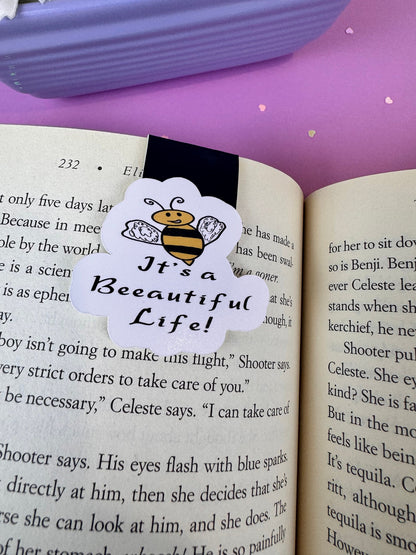 It’s a Beeautiful Life! Bumblebee Magnetic Bookmark