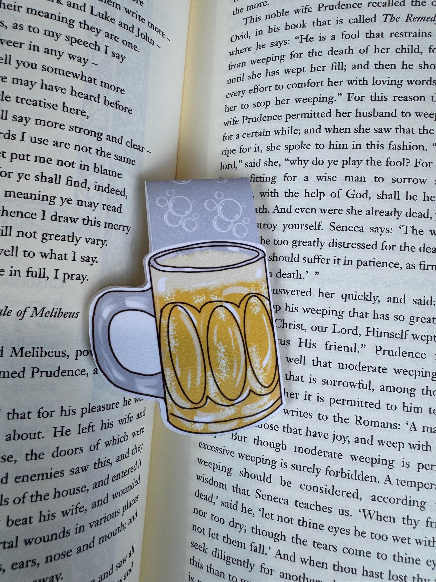 Beer Mug Magnetic Bookmark