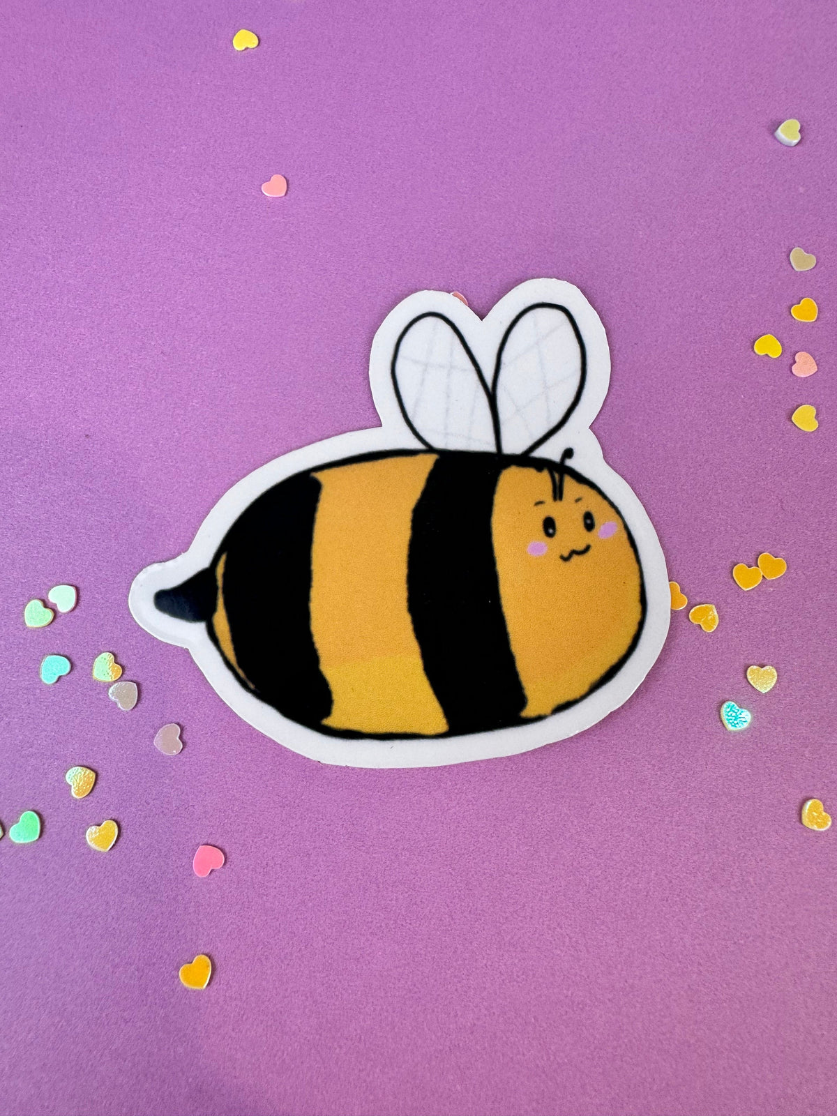 Stewart the Bumblebee Sticker | Matte or Laminated