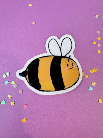 Stewart the Bumblebee Sticker | Matte or Laminated