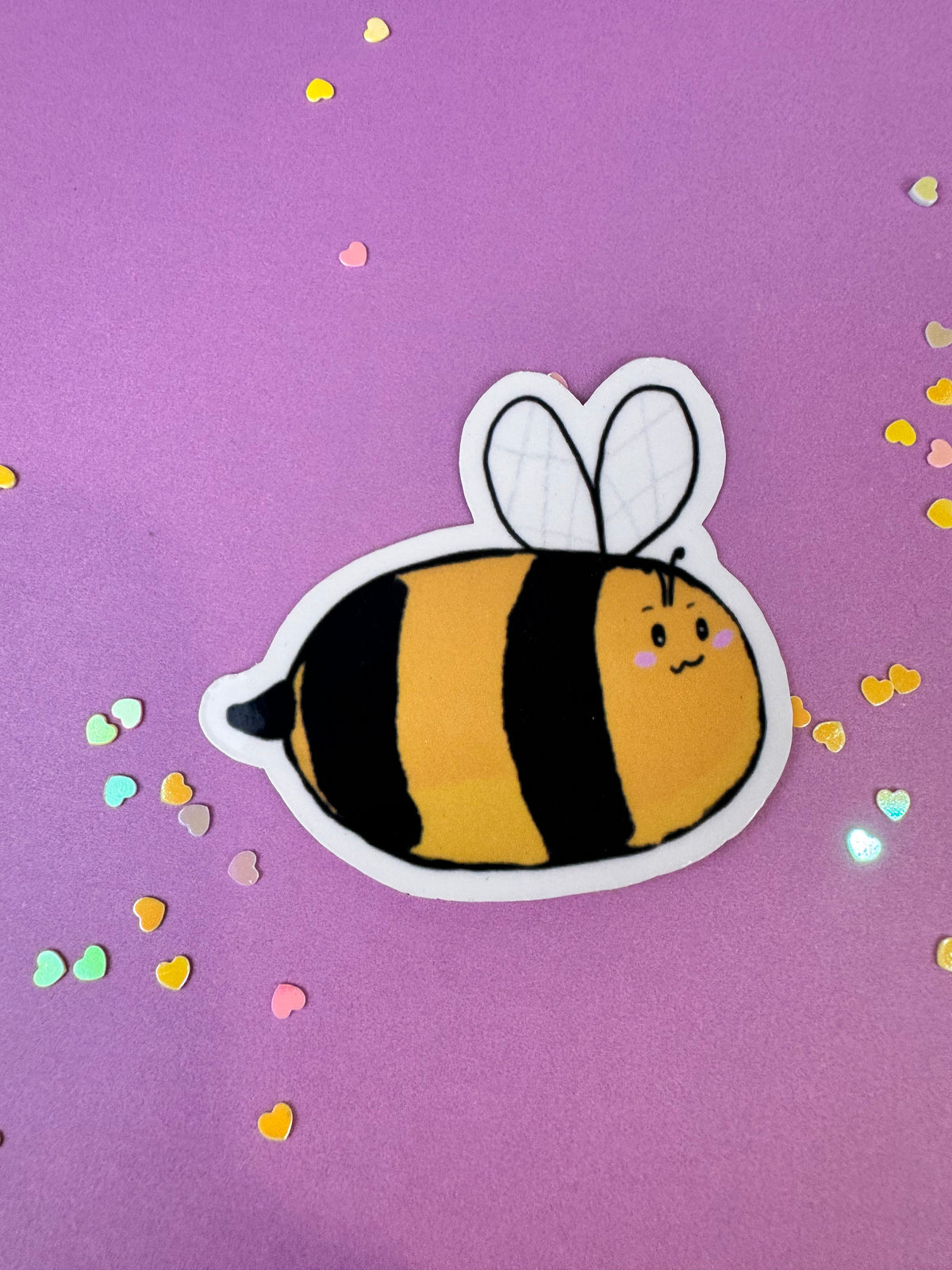 Stewart the Bumblebee Sticker | Matte or Laminated