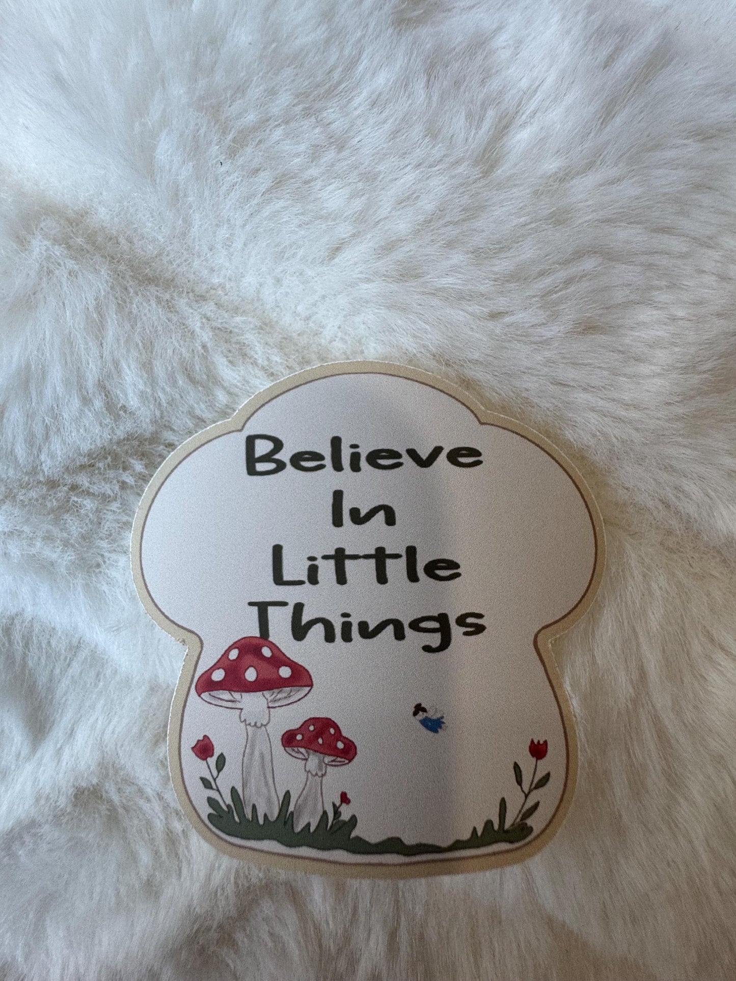 Believe In Little Things - Positive Affirmation Sticker