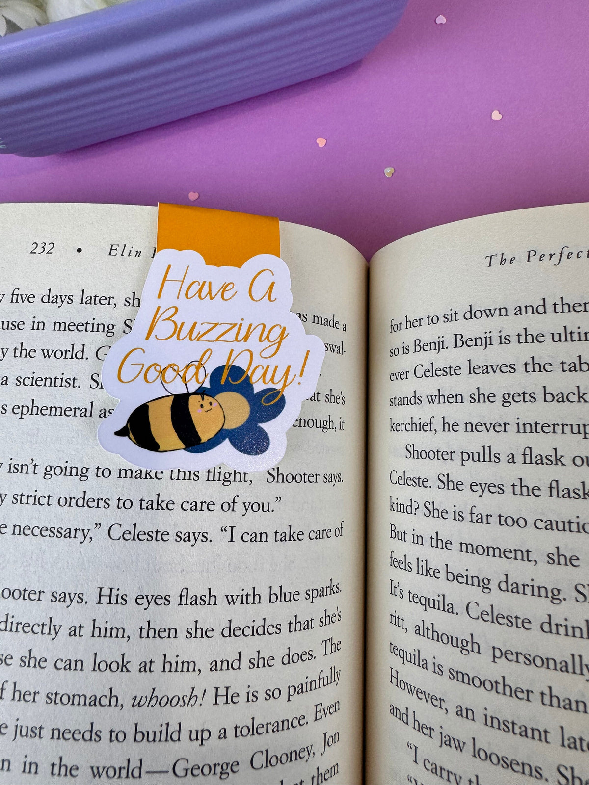 Have a Buzzing Good Day Bumblebee Magnetic Bookmark