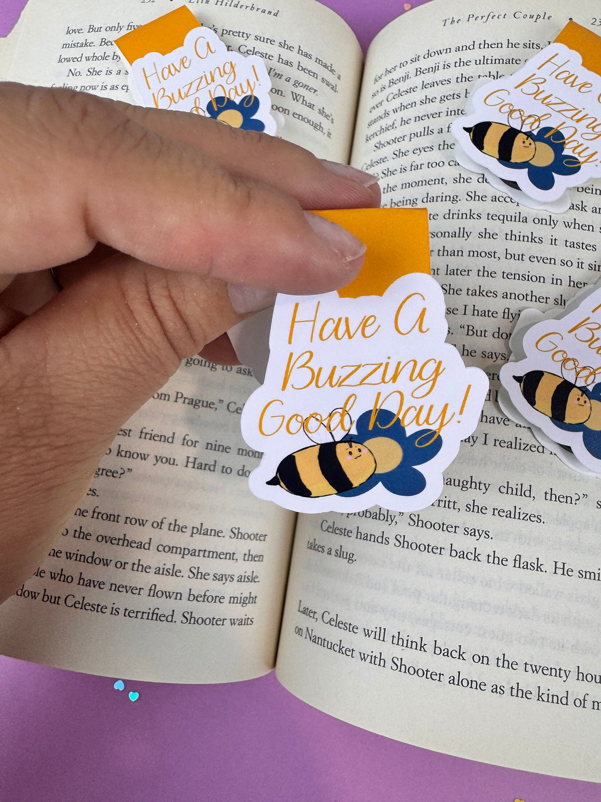 Have a Buzzing Good Day Bumblebee Magnetic Bookmark