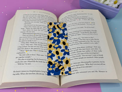 Stewart & Marley Bumblebee and Flowers Bookmark