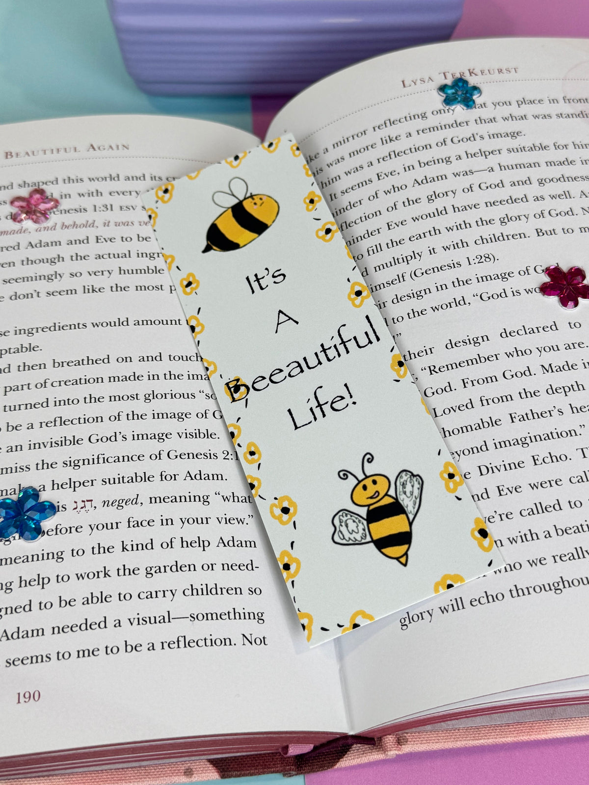 It’s a Beeautiful Life! Bumblebee Bookmark