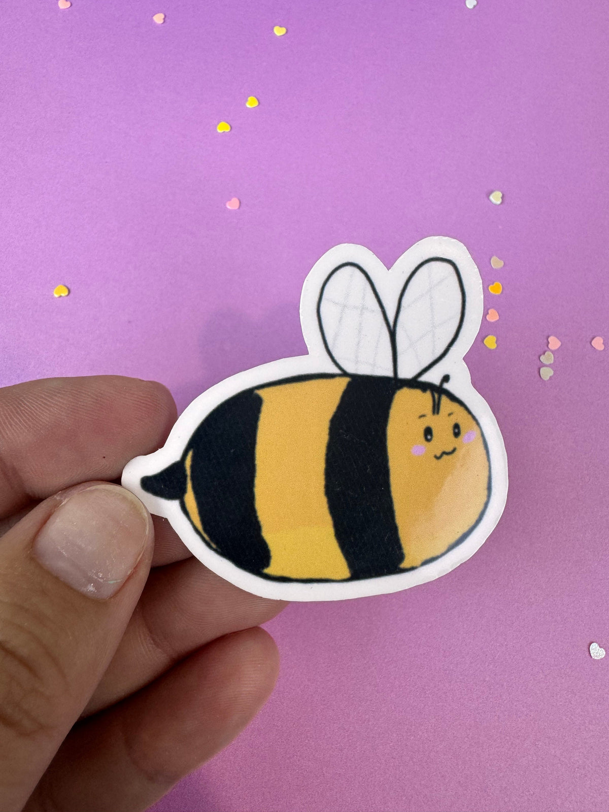 Stewart the Bumblebee Sticker | Matte or Laminated
