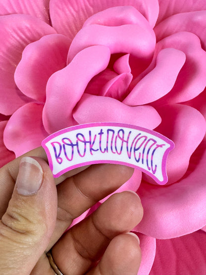 Booktrovert Vinyl Sticker: Matte or Rainbow Holographic, Easy Peel Sticker For Readers
