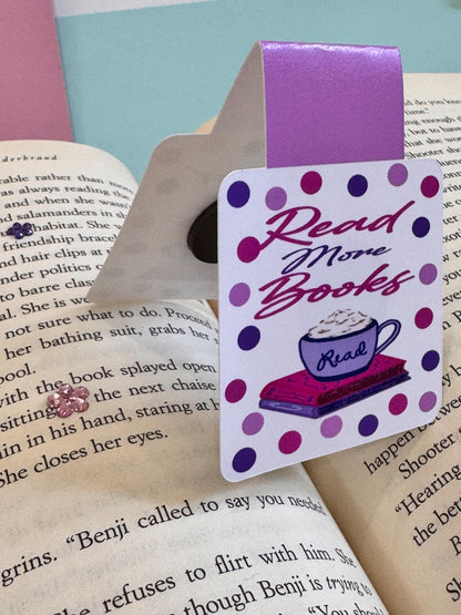 Read More Books Magnetic Bookmark – Coffee & Books