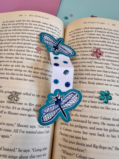 Dragonfly Magnetic Bookmark | Handmade Book Lover Gift