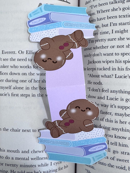 Gingerbread Man Magnetic Bookmark | Christmas Reader Gift