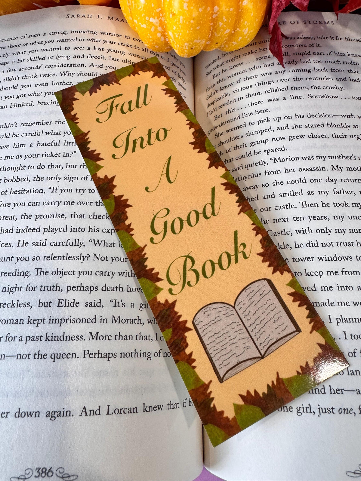 Autumn Leaves Bookmark | Laminated Fall Reading Gift