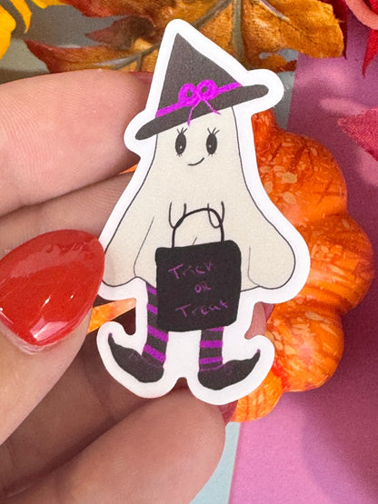 Spirit the Ghost Witch Sticker | Halloween Vinyl