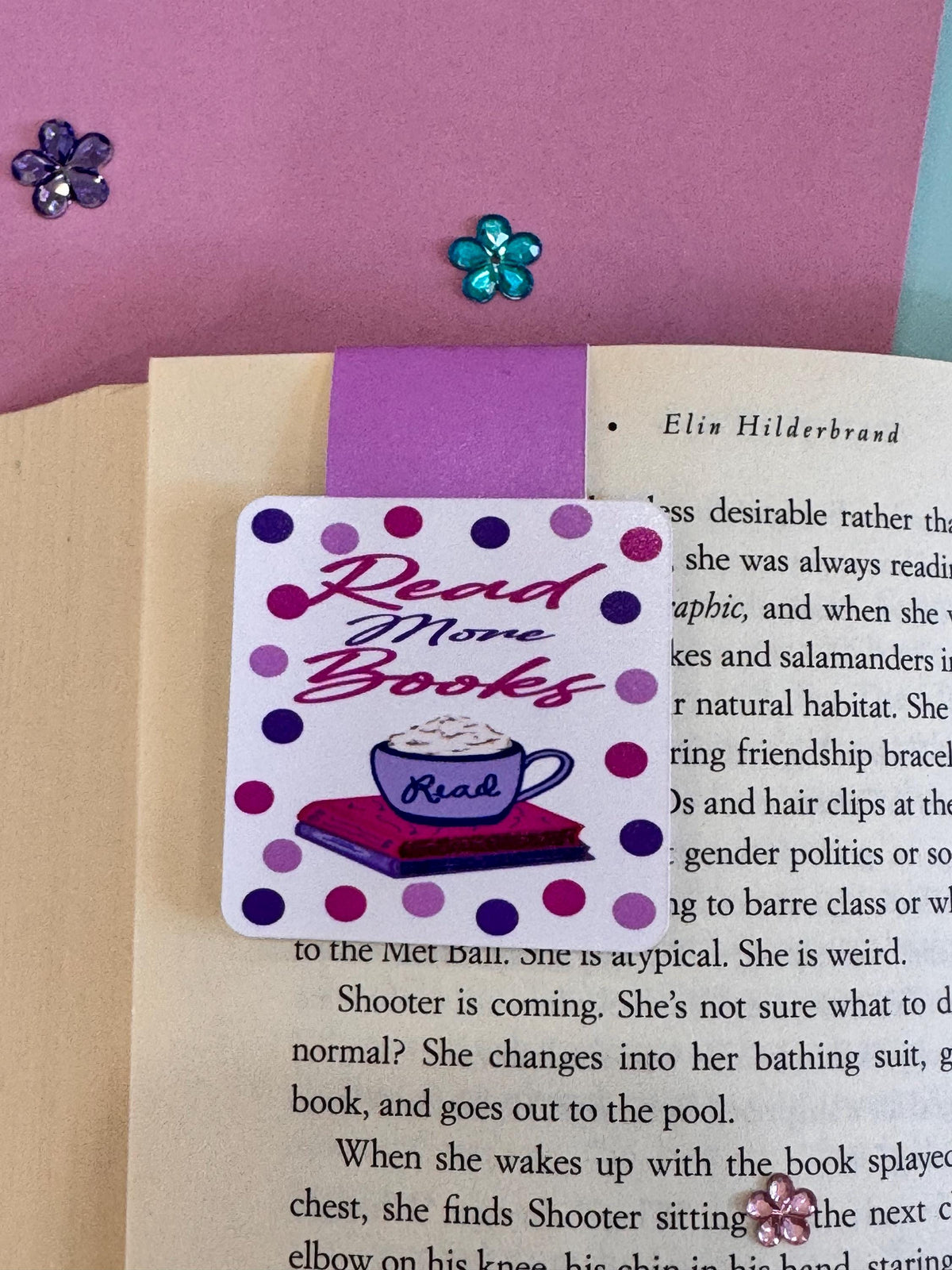 Read More Books Magnetic Bookmark – Coffee & Books