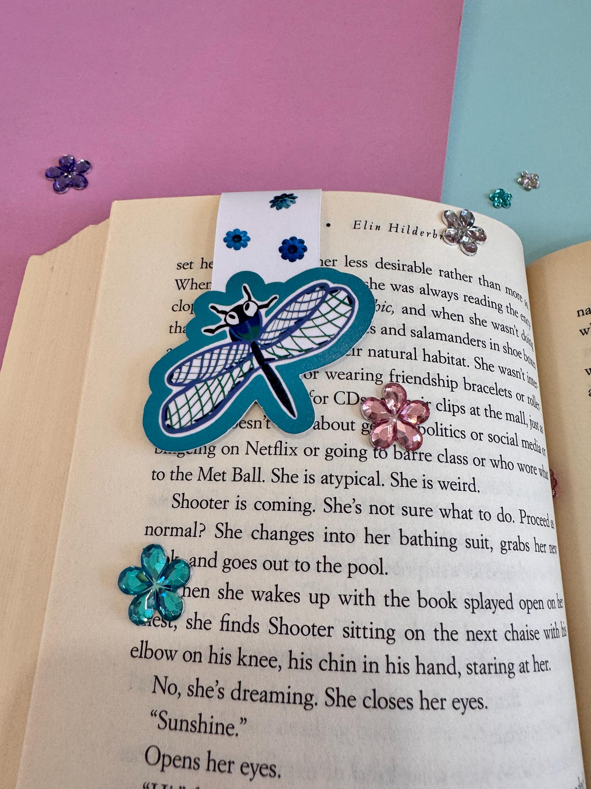 Dragonfly Magnetic Bookmark | Handmade Book Lover Gift