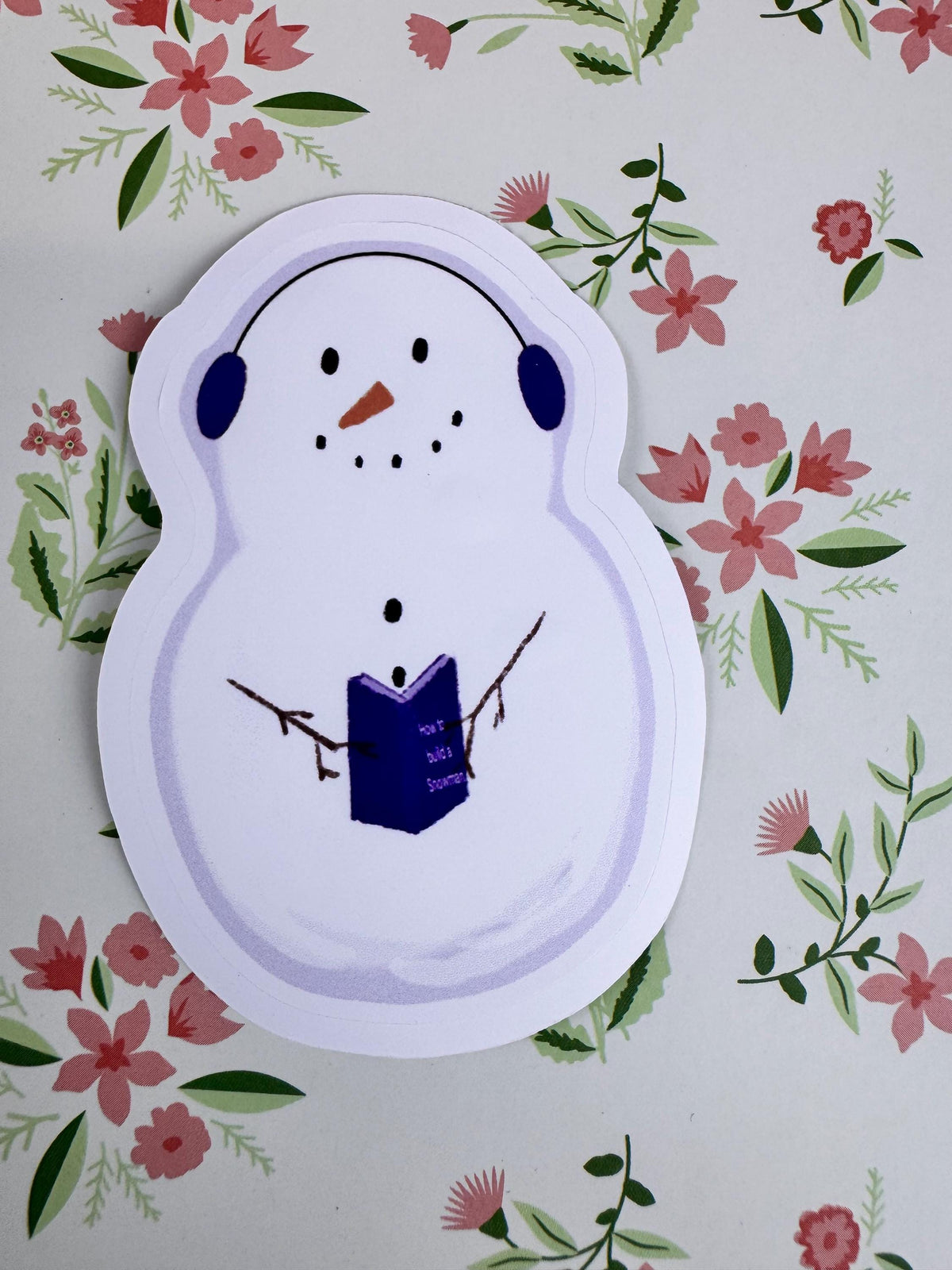 Snowman Vinyl Sticker | Cute Winter Planner & Journal Sticker