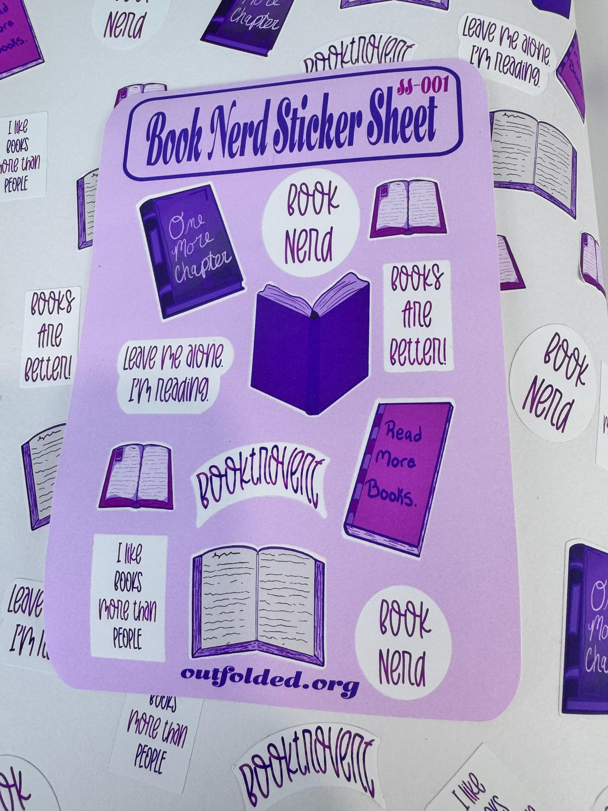 Book Lover Stickers: Pink & Purple Bookish Planner Stickers For Readers