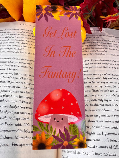 Timmy the Mushroom Bookmark | Laminated 2 × 6