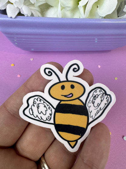 Marley the Bumblebee Sticker | 2.25-Inch Die Cut