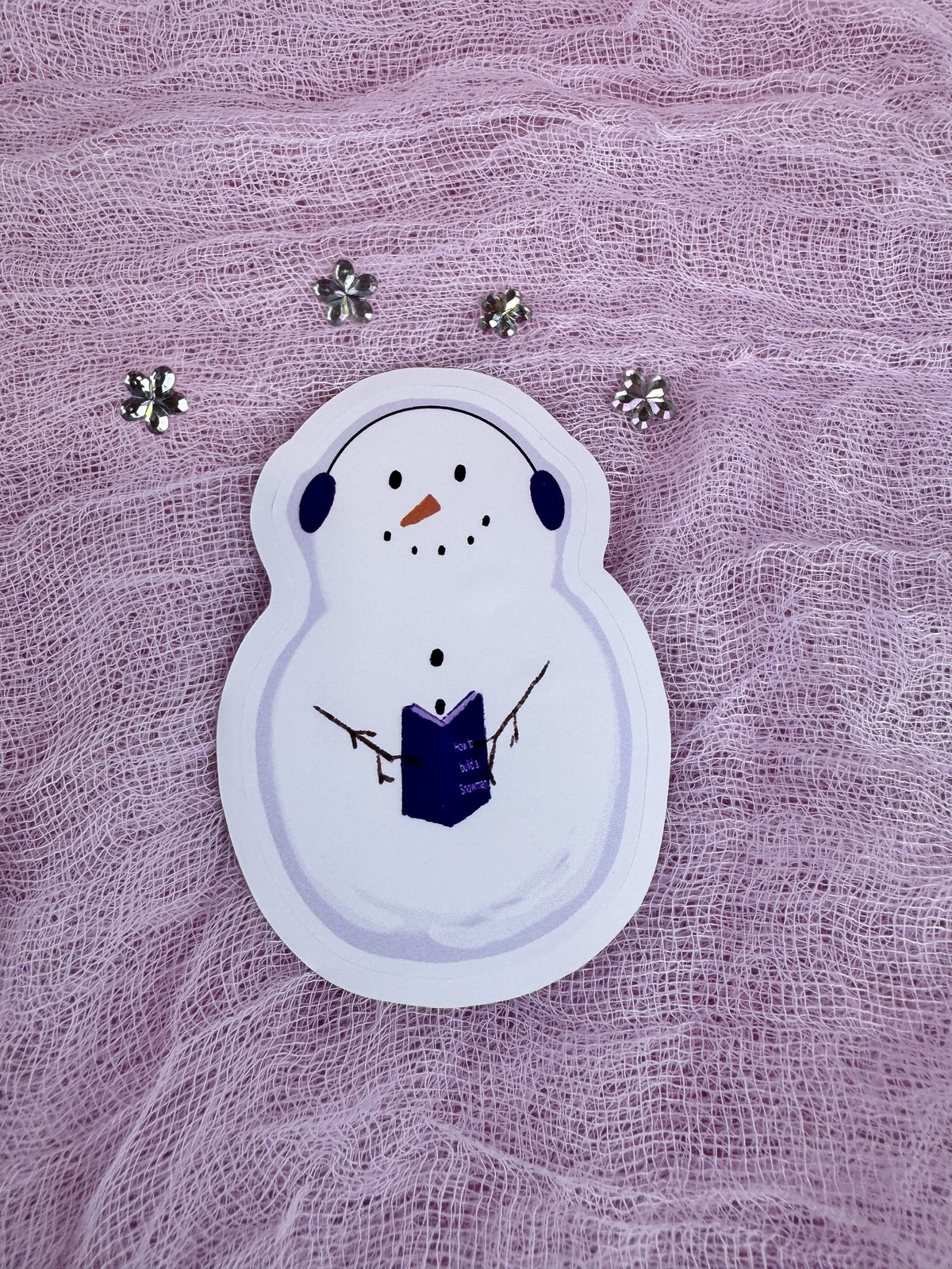 Snowman Vinyl Sticker | Cute Winter Planner & Journal Sticker