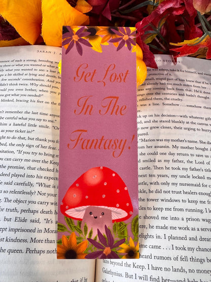 Timmy the Mushroom Bookmark | Laminated 2 × 6