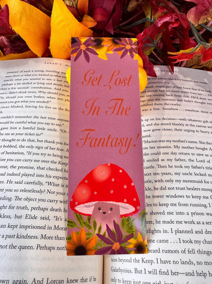 Timmy the Mushroom Bookmark | Laminated 2 × 6