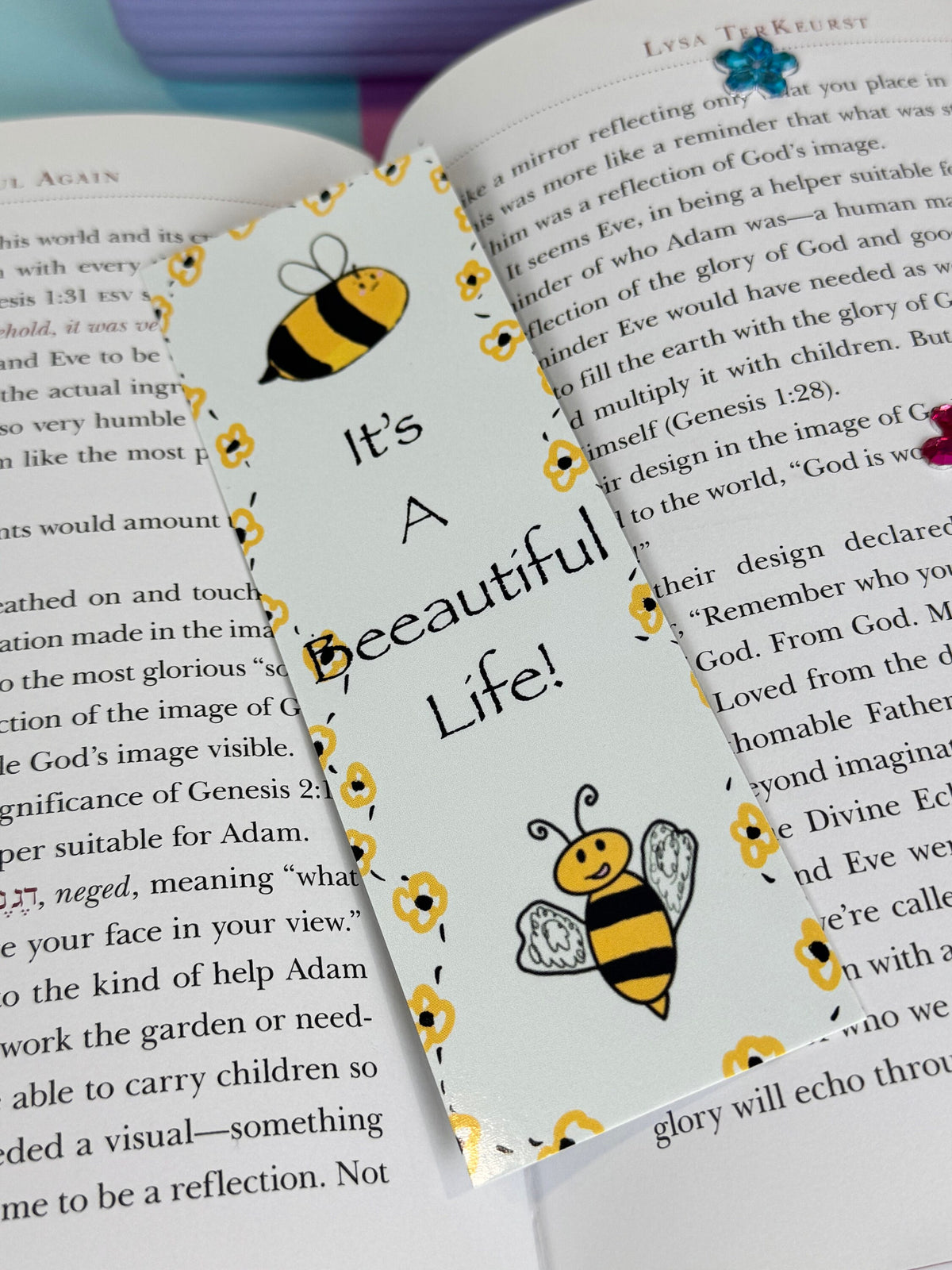 It’s a Beeautiful Life! Bumblebee Bookmark