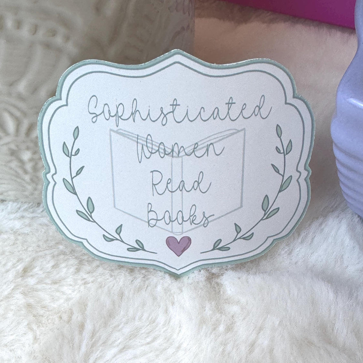Sophisticated Women Read Books Sticker