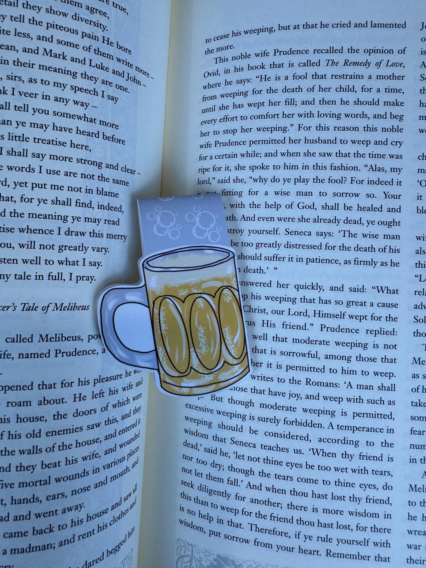 Beer Mug Magnetic Bookmark