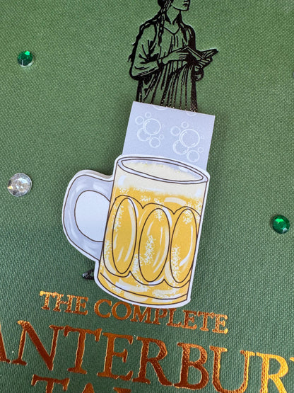 Beer Mug Magnetic Bookmark