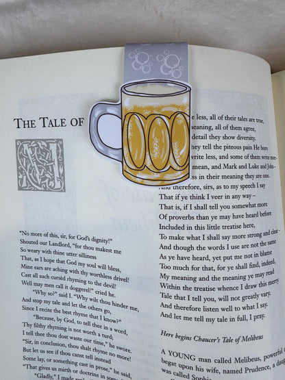 Beer Mug Magnetic Bookmark
