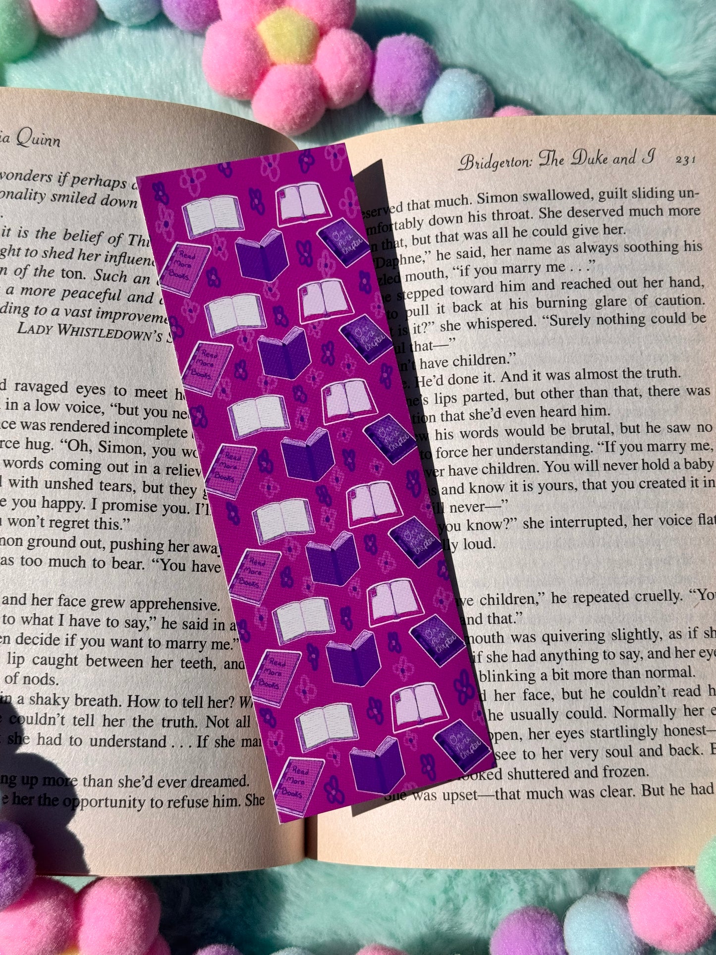 Book Pattern Bookmark For Readers