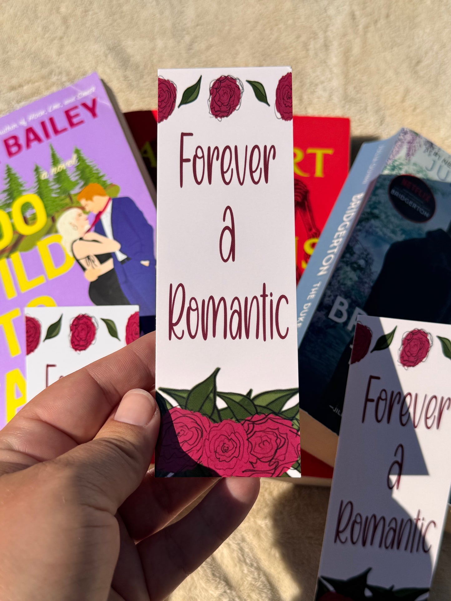 Romance Reader Bookmark For Book Lovers and Romance Reader